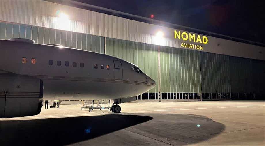 Nomad Technics completes a scheduled maintenance and modifications on a Boeing BBJ